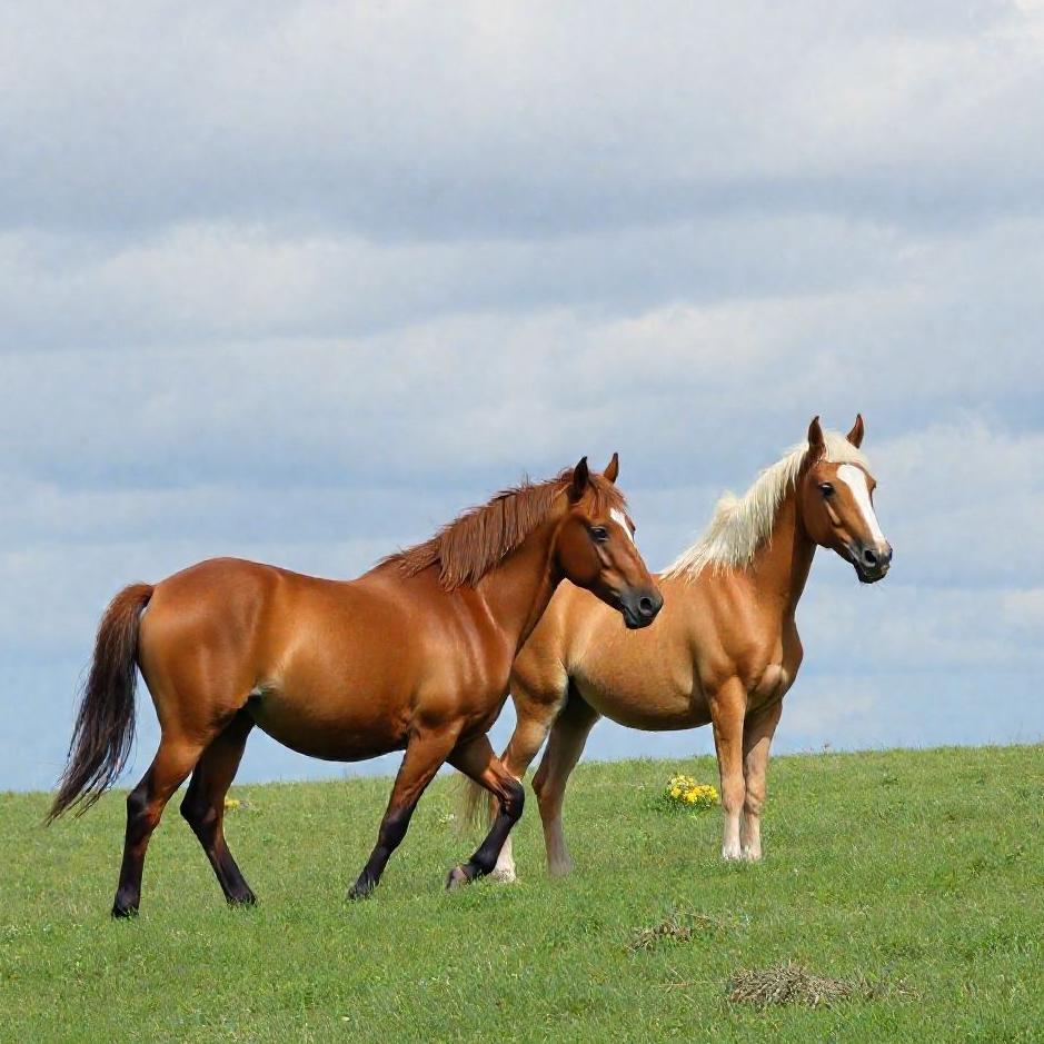 Dream : Stay among horses in the dream