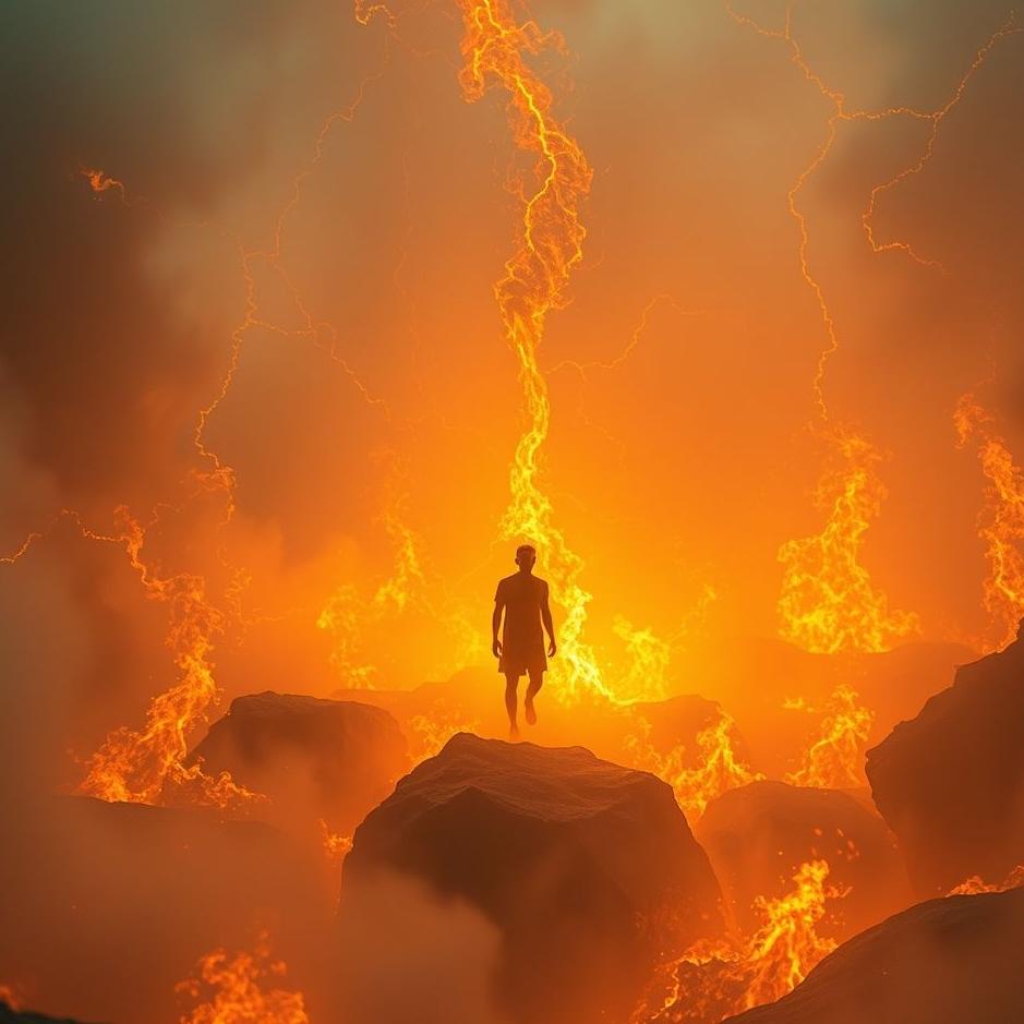 Dream Dictionary : Stay between fire in the dream