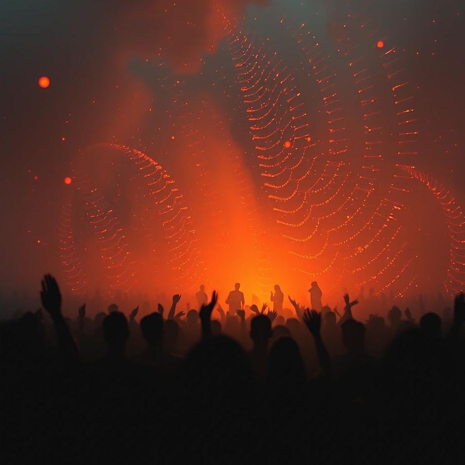 Dream : Staying among the crowd in a dream