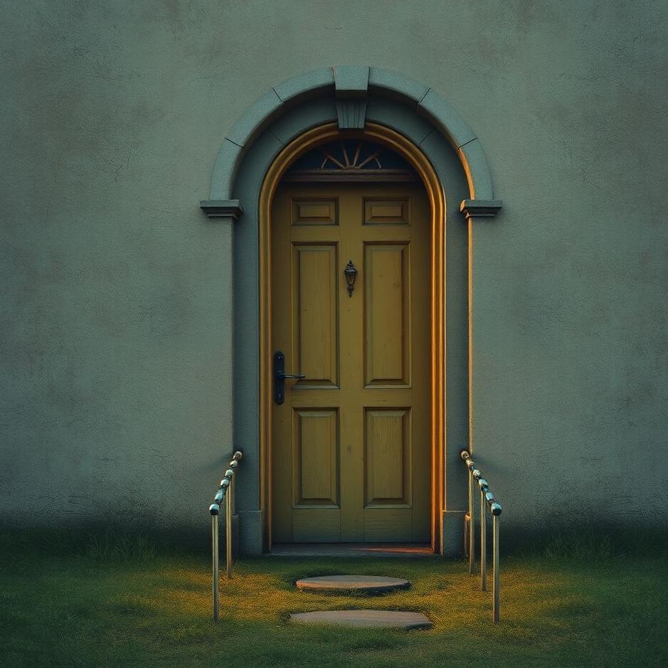 Dream : Staying at the door in a dream