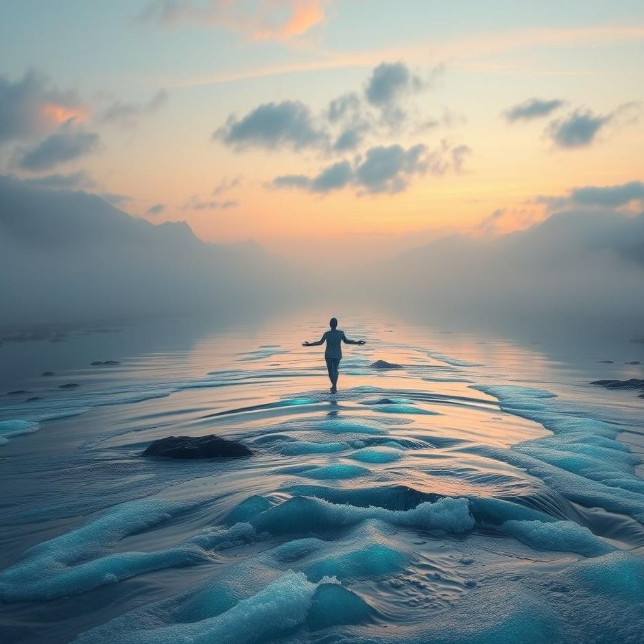 Dream : Staying between two streams in a dream