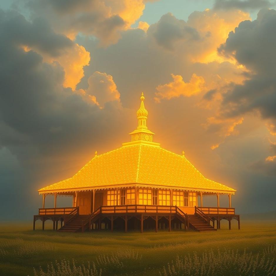 Dream : Staying golden inheritance in the dream