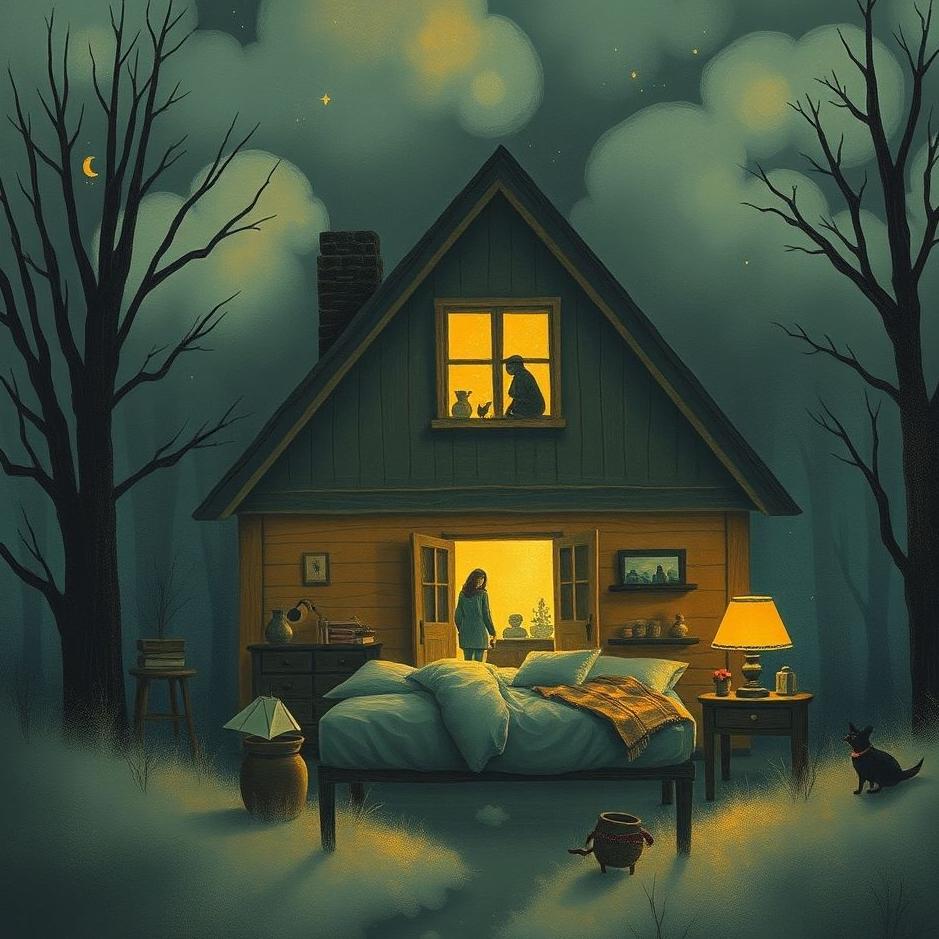 Dream : Staying in a crowded house in a dream