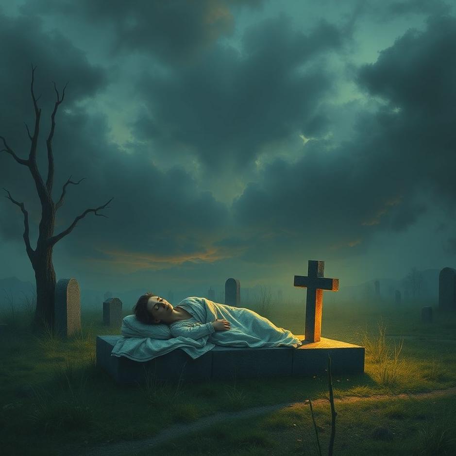 Dream : Staying in a grave in a dream