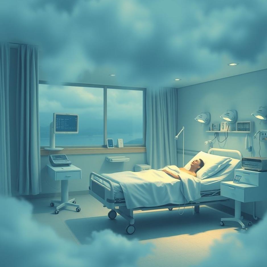 Dream : Staying in the hospital in a dream