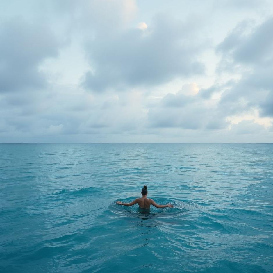 Dream : Staying in the middle of the ocean in a dream