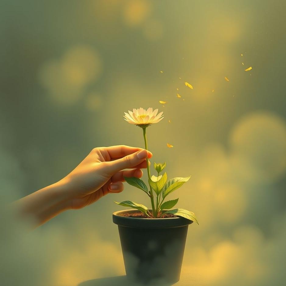 Dream : Stealing a flower in a pot in a dream