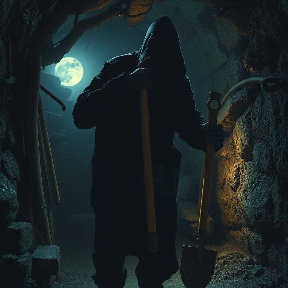 Dream : Stealing a pickaxe and shovel in a dream