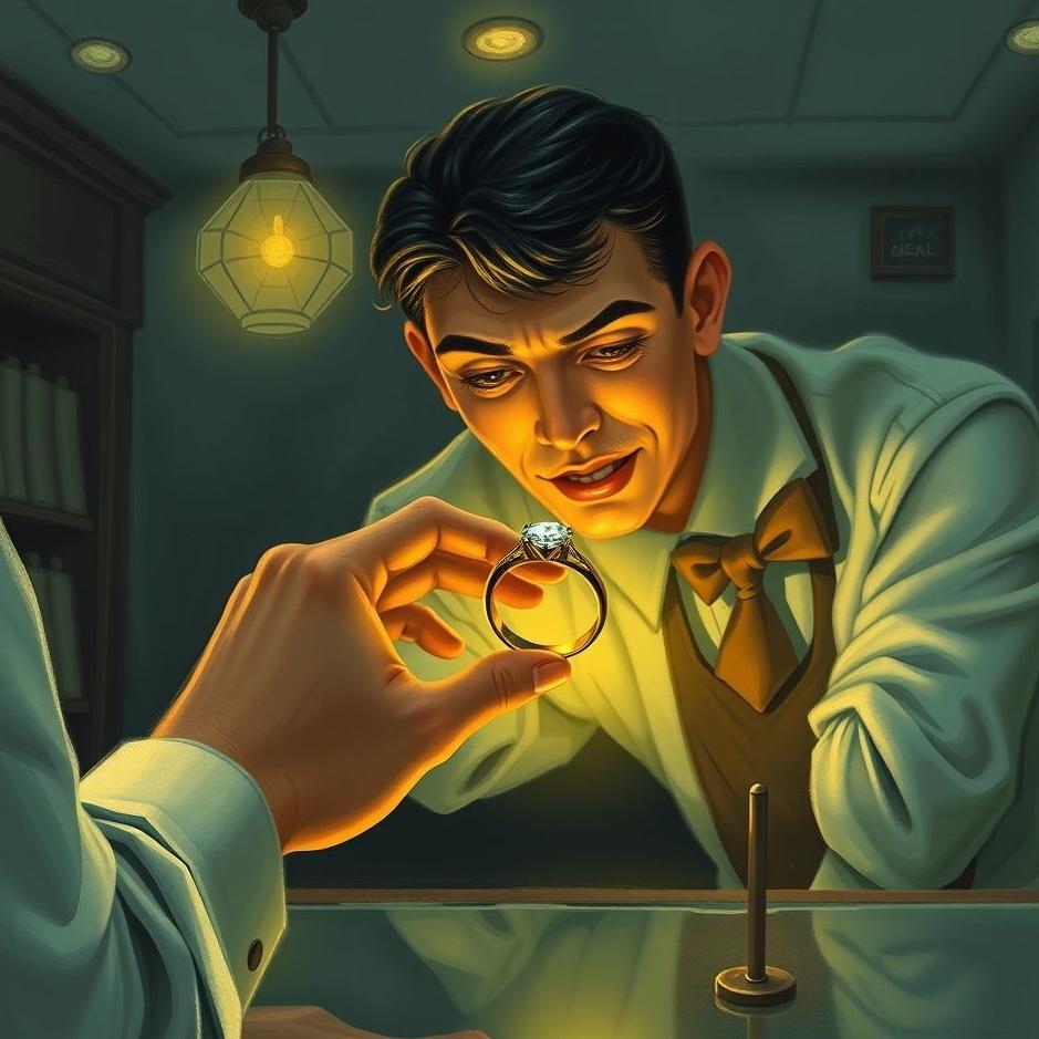 Dream : Stealing a ring from a jeweler in a dream