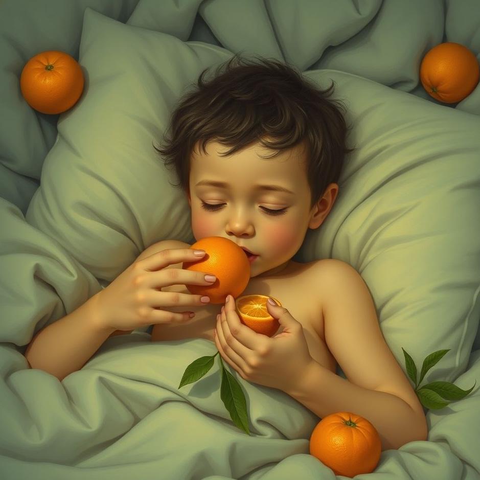 Dream : Stealing and eating tangerines in a dream