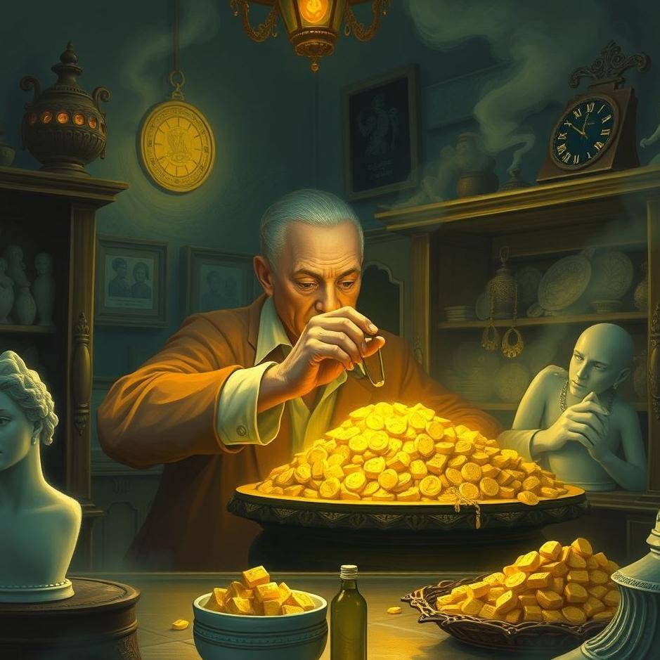 Dream : Stealing gold from a jeweler in a dream