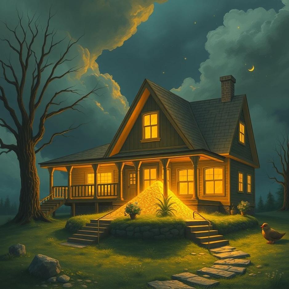 Dream : Stealing gold from home in a dream