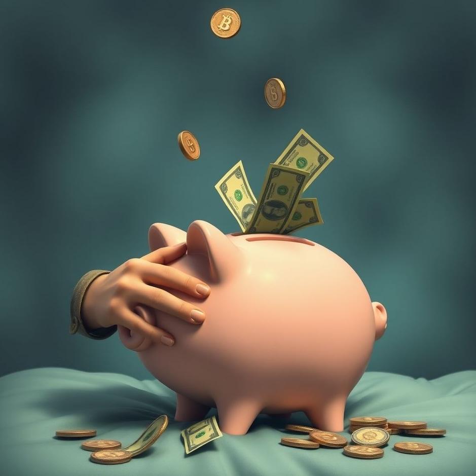 Dream : Stealing money from a piggy bank in a dream