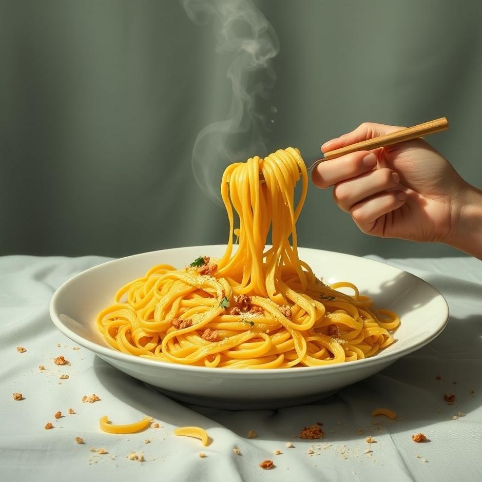 Dream : Stealing pasta in a dream