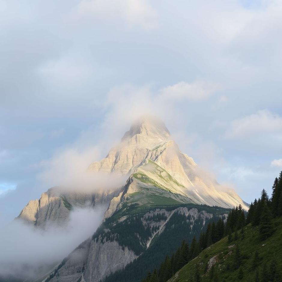 Dream : Steep mountain in a dream