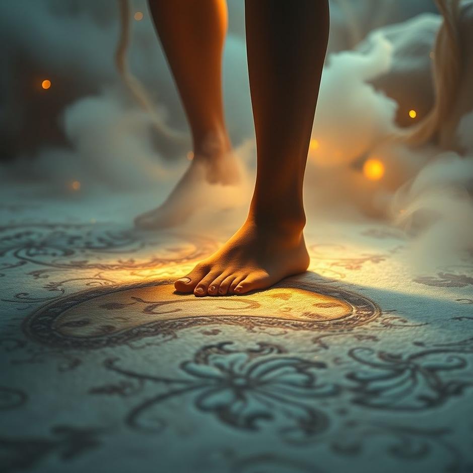 Dream : Step on a carpet in a dream
