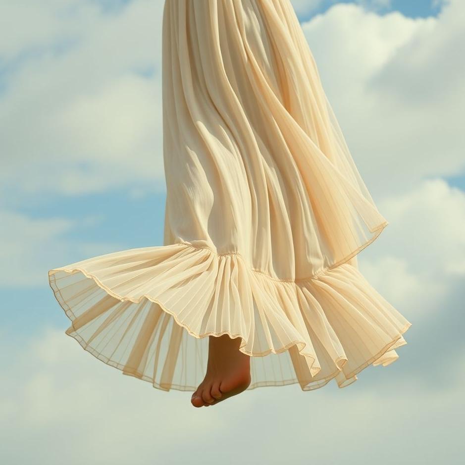 Dream : Step on a skirt in a dream