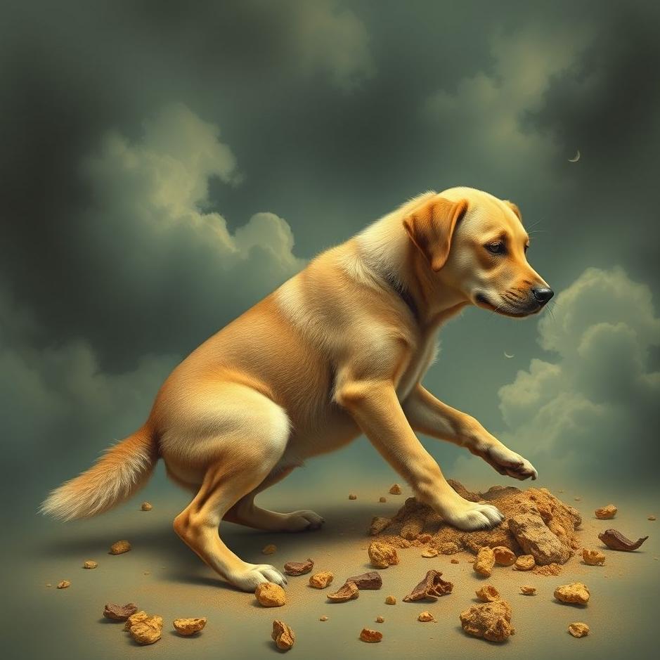 Dream : Step on dog feces in a dream