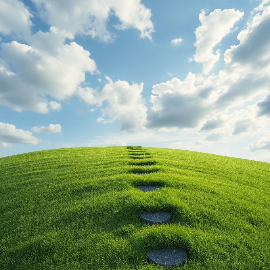 Dream : Step on grass in a dream