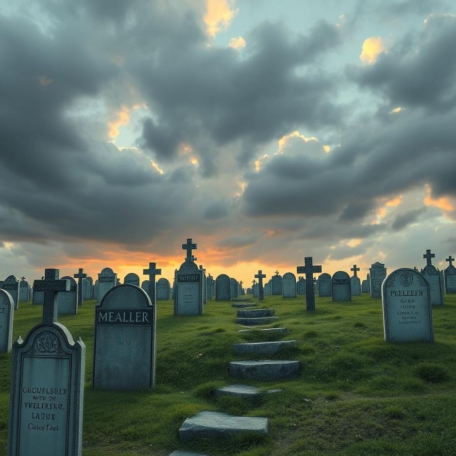 Dream : Step on graves in a dream