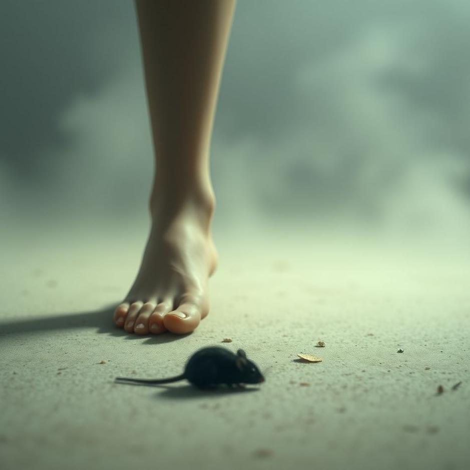 Dream : Stepping on a black mouse in a dream