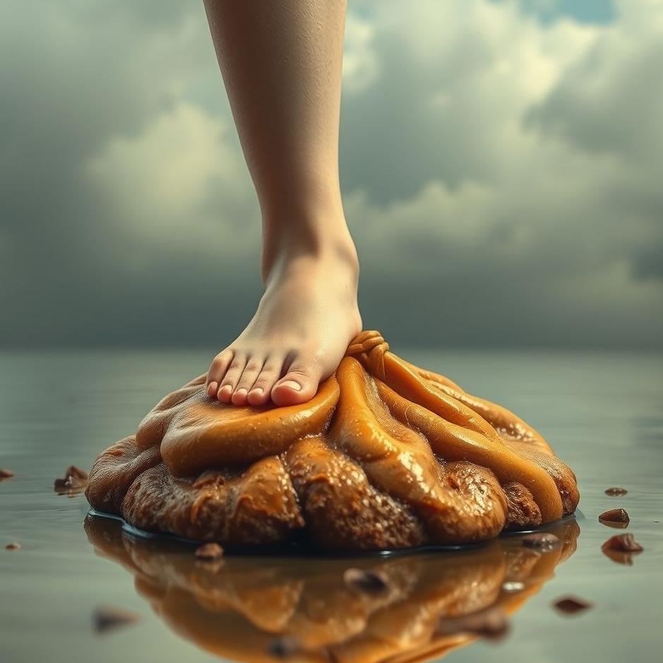 Dream : Stepping on poop in a dream