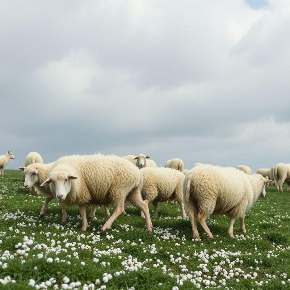 Dream : Stepping on sheep droppings in a dream