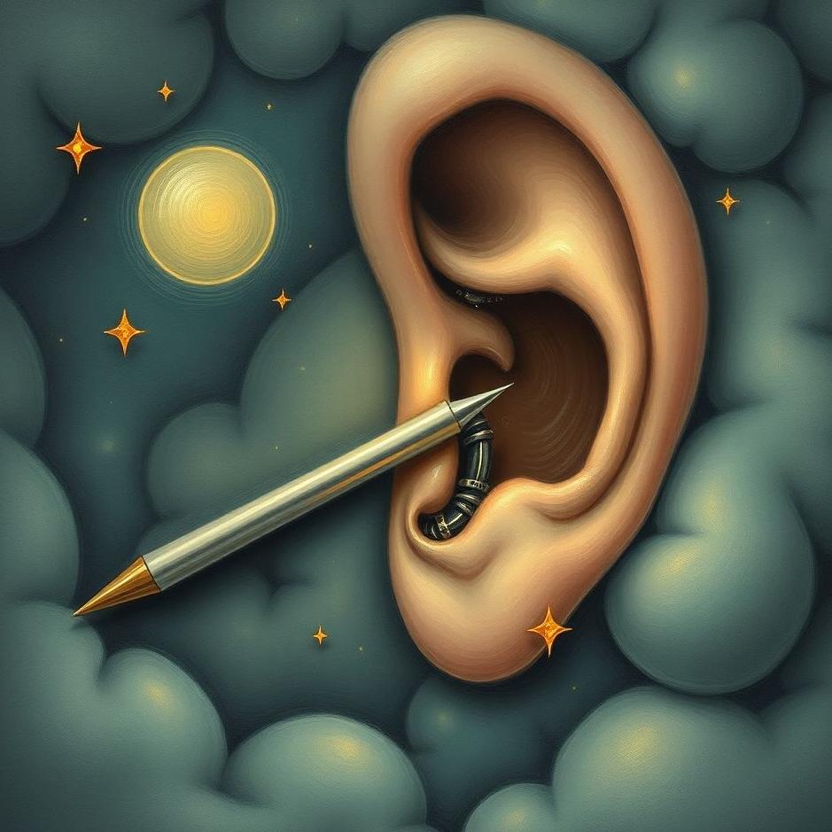 Dream : Stick a needle in the ear in a dream