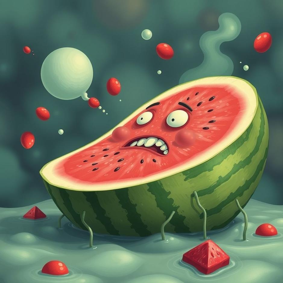 Dream : Stinky watermelon in a dream