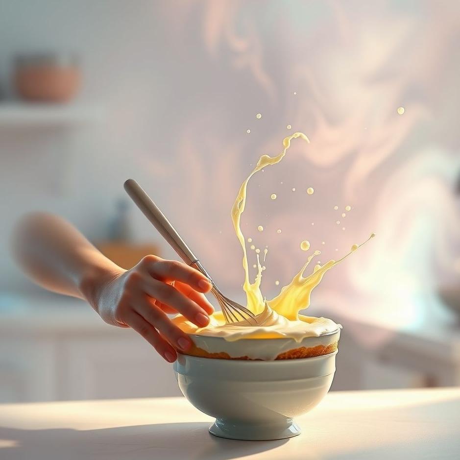 Dream : Stirring a cake in a dream
