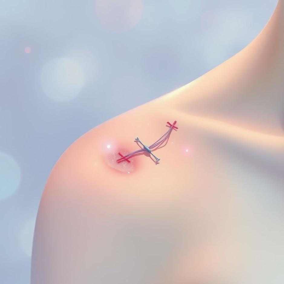 Dream : Stitches on the shoulder in a dream