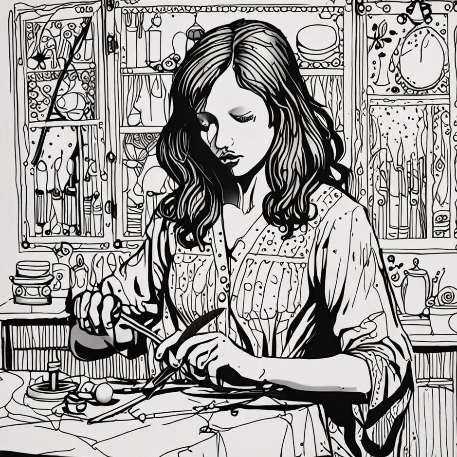 Dream : Stitching oneself with a knife in a dream