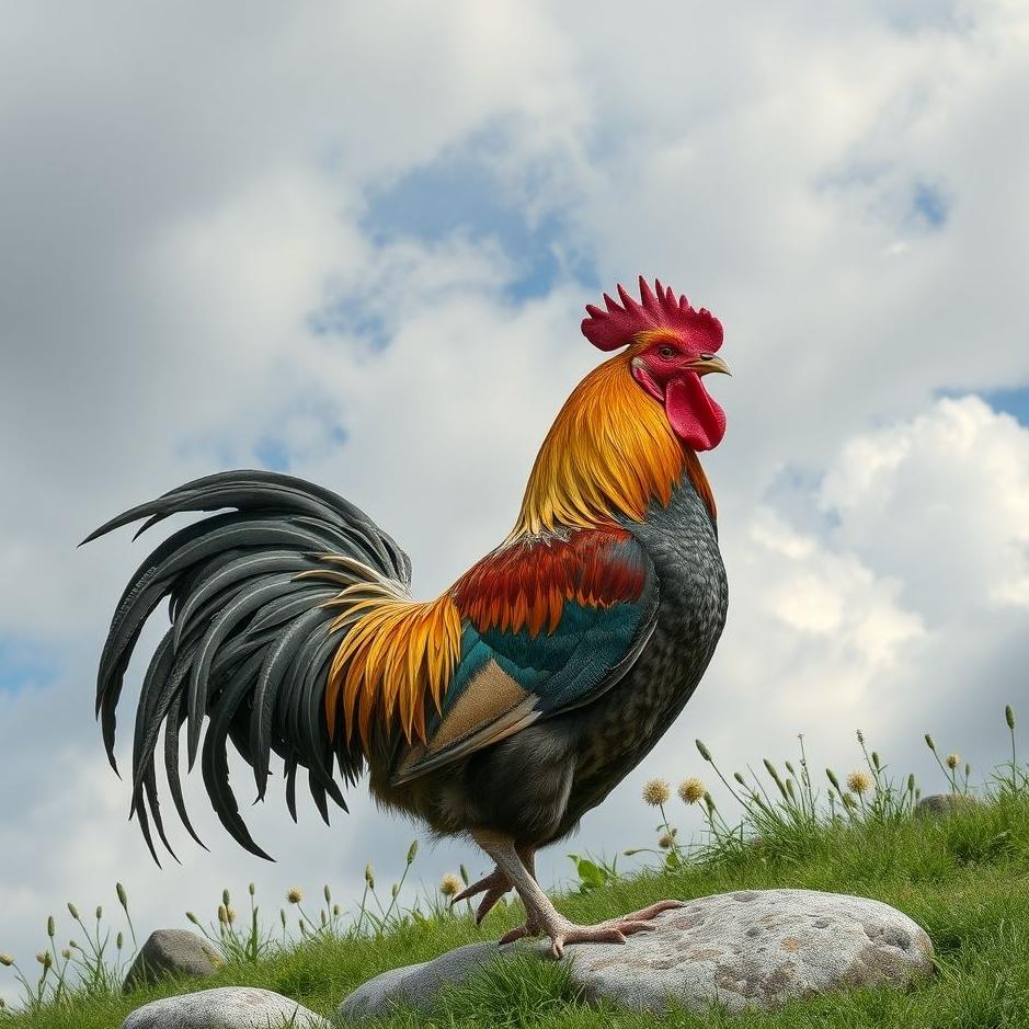 Dream : Stone a rooster in a dream