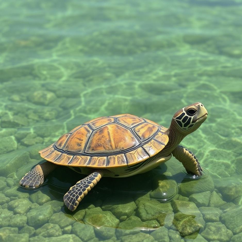 Dream : Stone a turtle in a dream