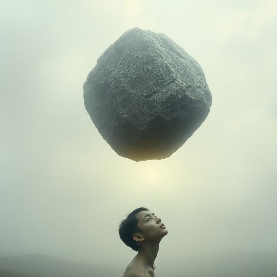 Dream : Stone falling on your head in a dream