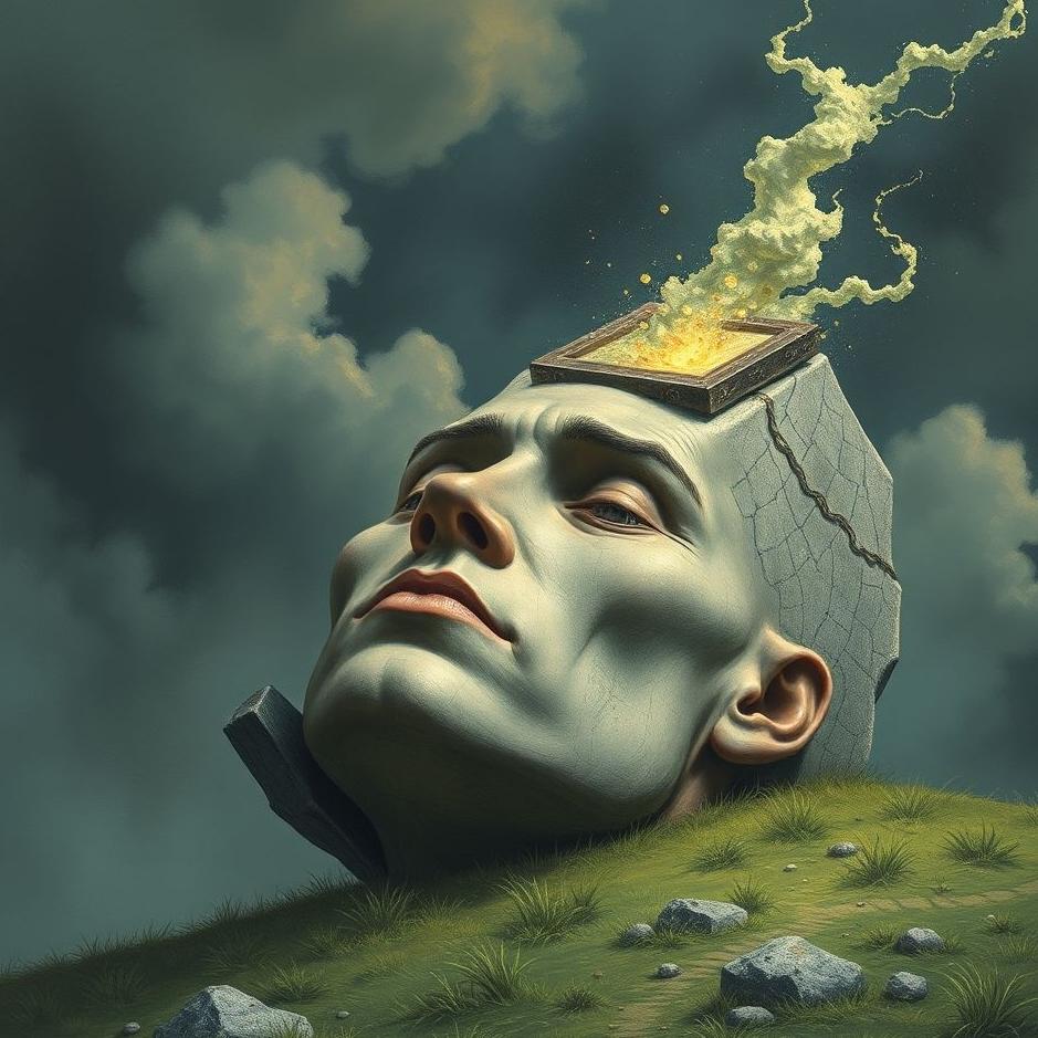 Dream : Stone hit his head in a dream