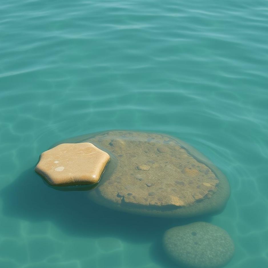 Dream : Stones in a pool in a dream