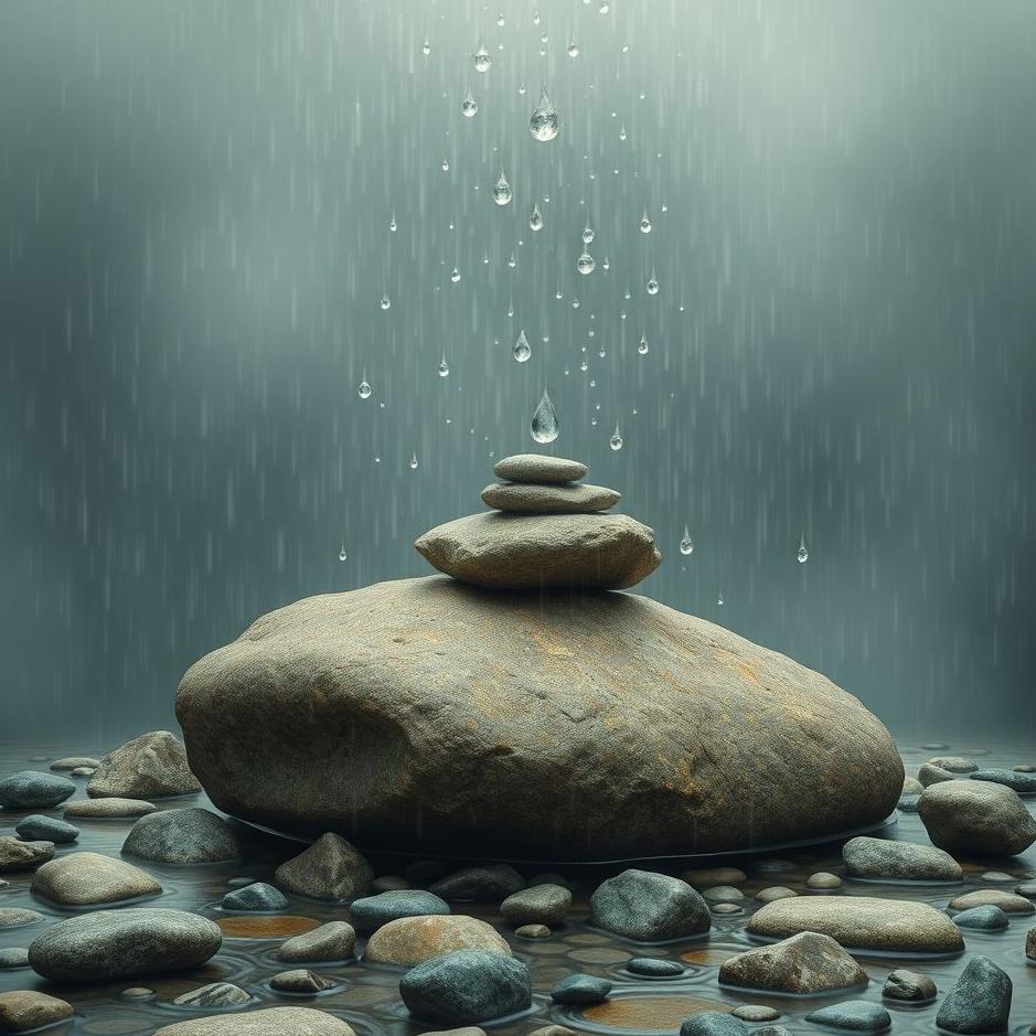 Dream : Stones rain down on my head in a dream