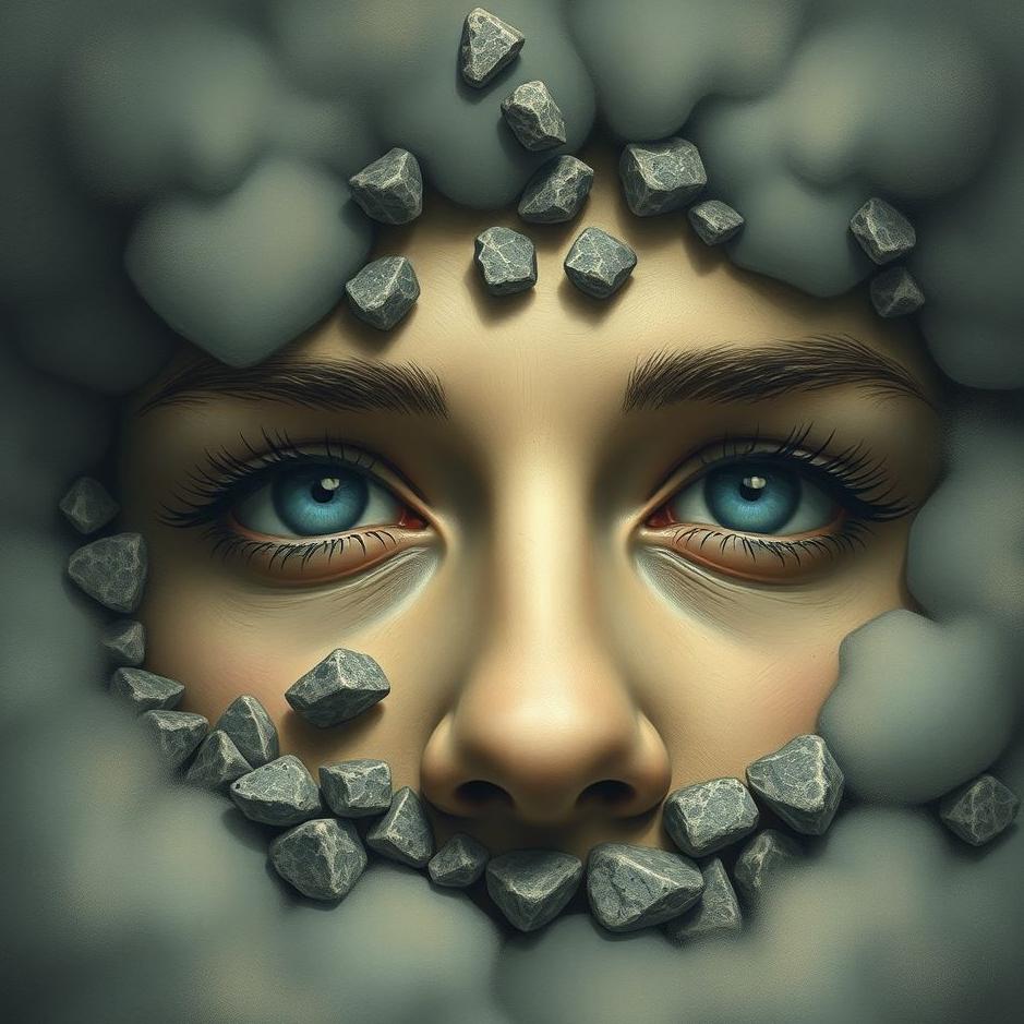 Dream : Stones thrown into the eyes in a dream