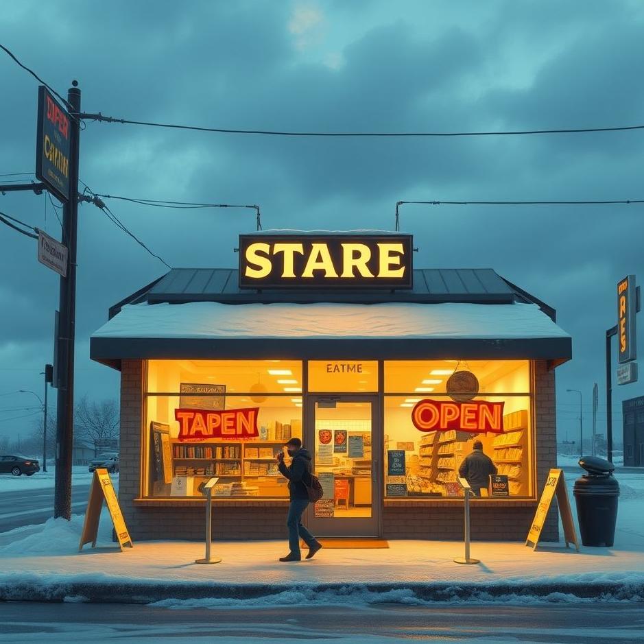 Dream : Store opening in a dream