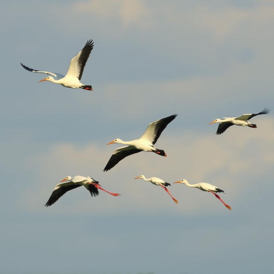 Dream : Storks coming in a dream