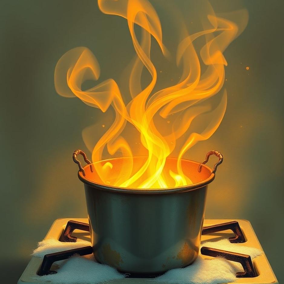 Dream : Stove bucket in a dream