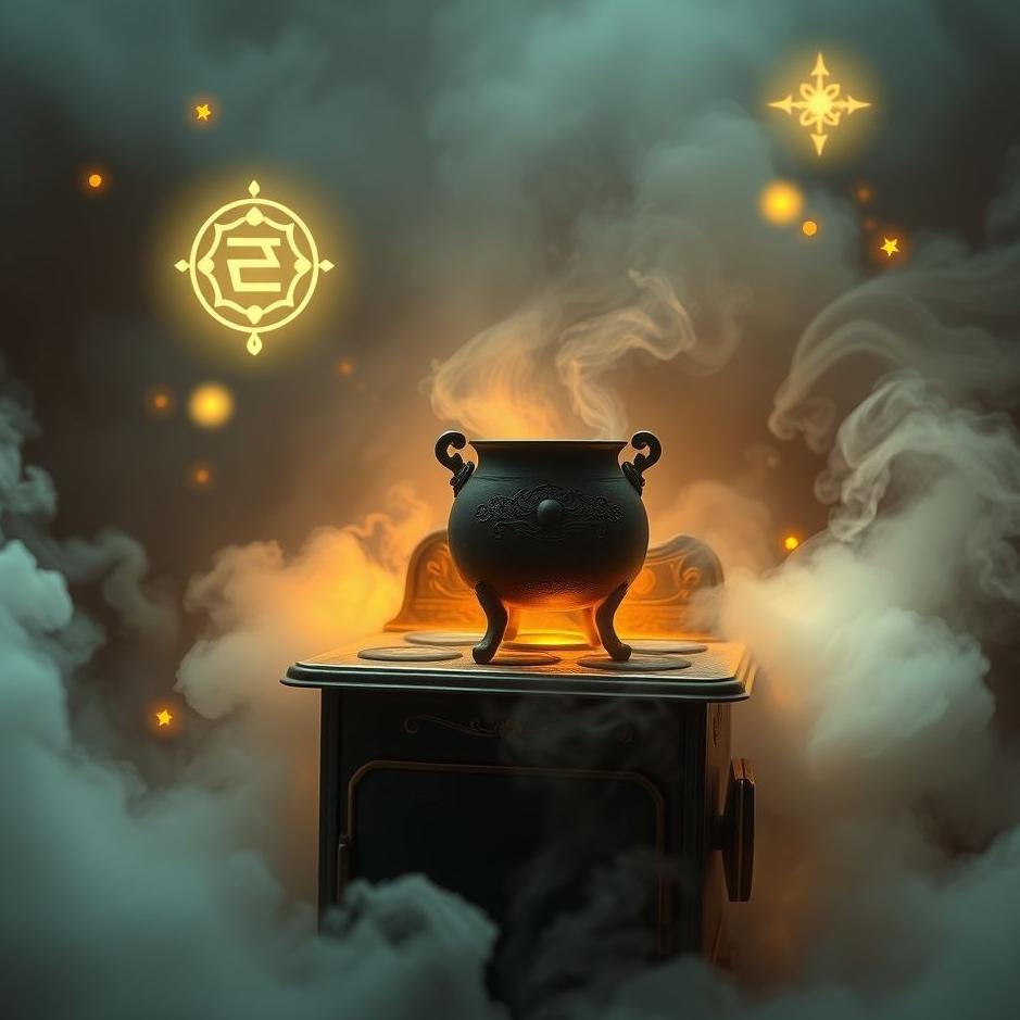 Dream : Stove cauldron in a dream