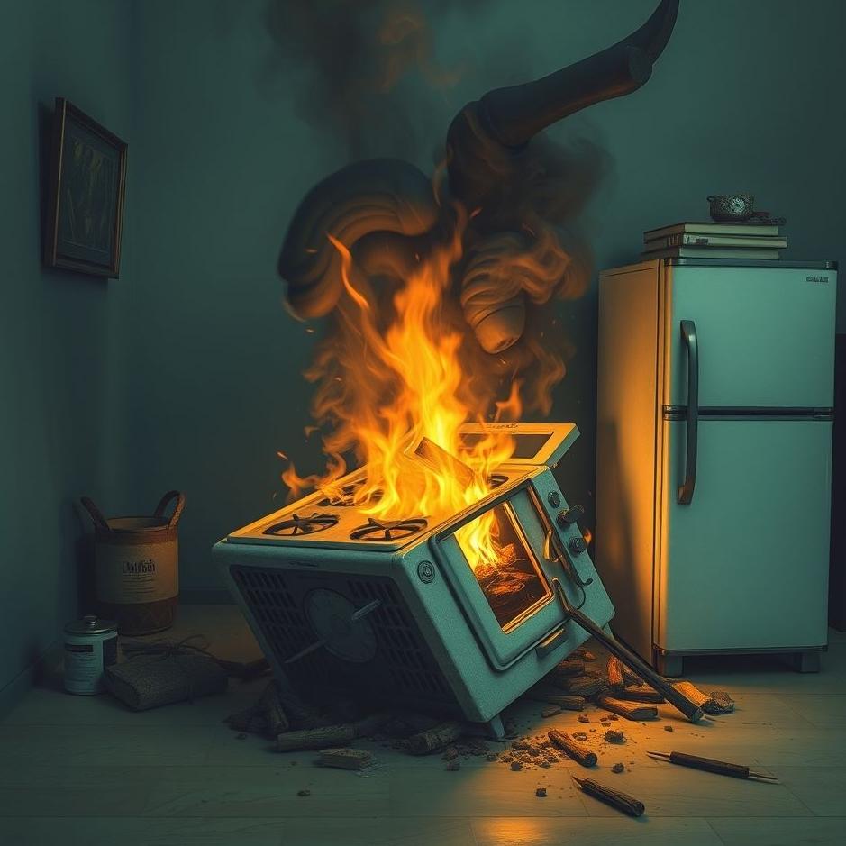 Dream : Stove collapsing in a dream