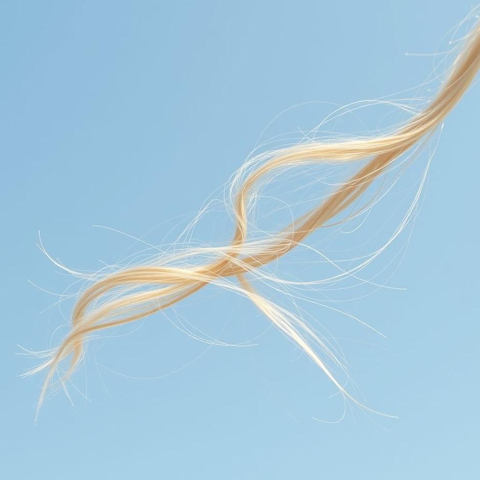 Dream : Strand of blonde hair in a dream