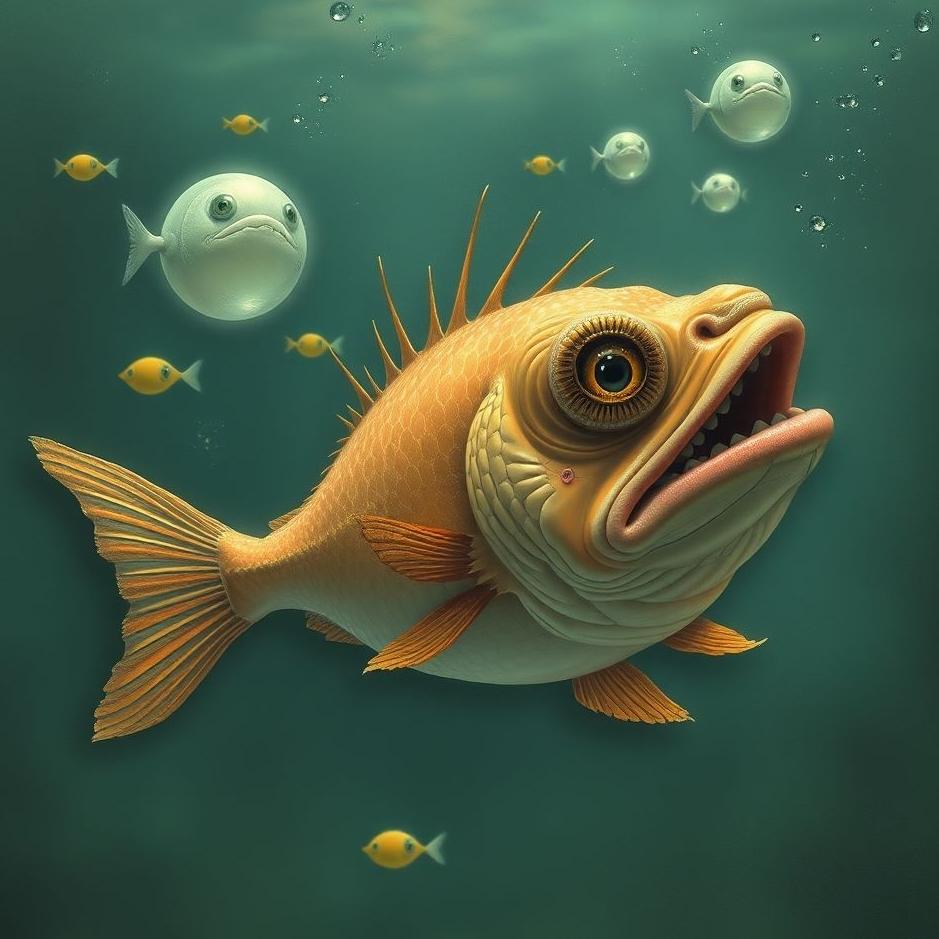 Dream : Strange fish in a dream