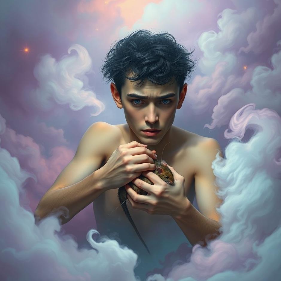 Dream : Strangling a mouse in a dream