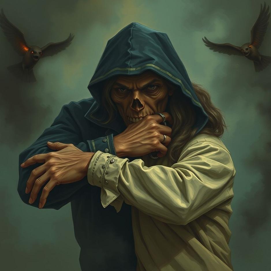 Dream : Strangling a thief in a dream