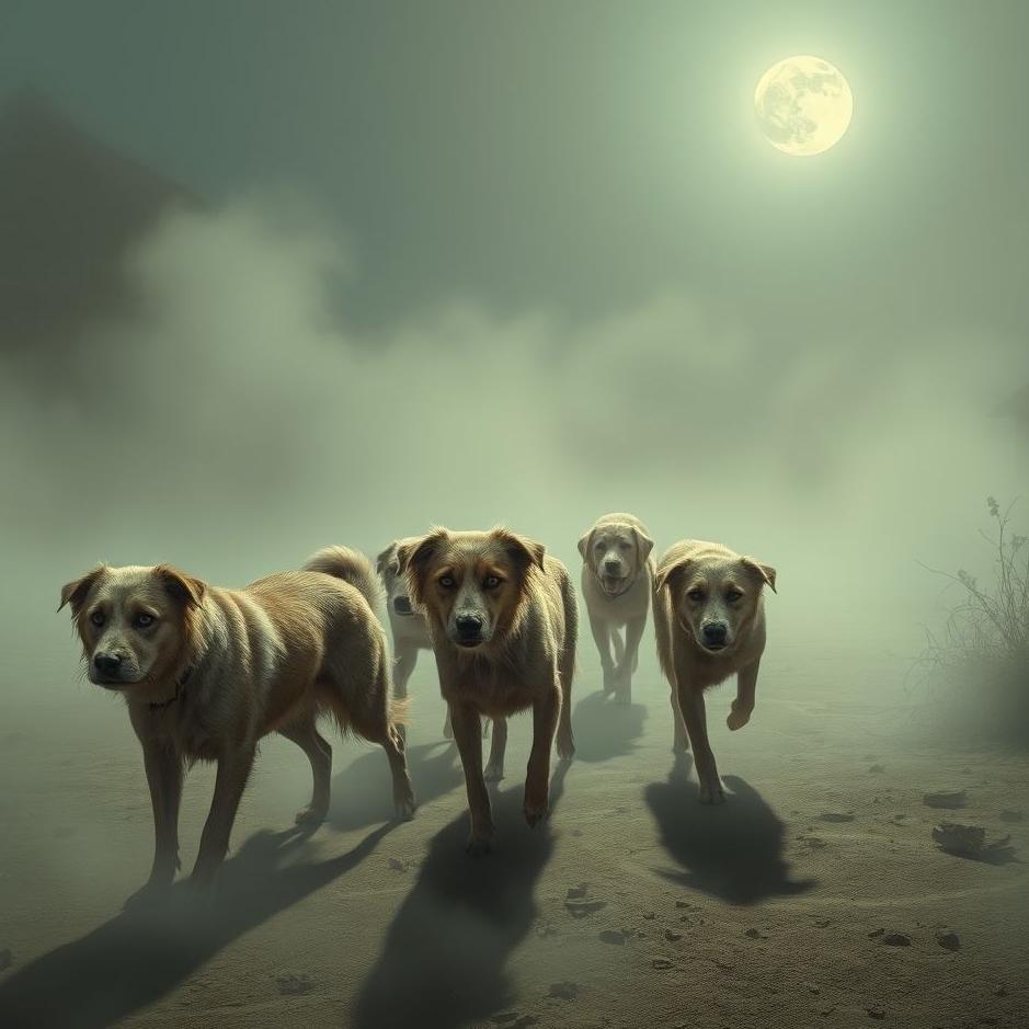 Dream : Stray dogs in a dream