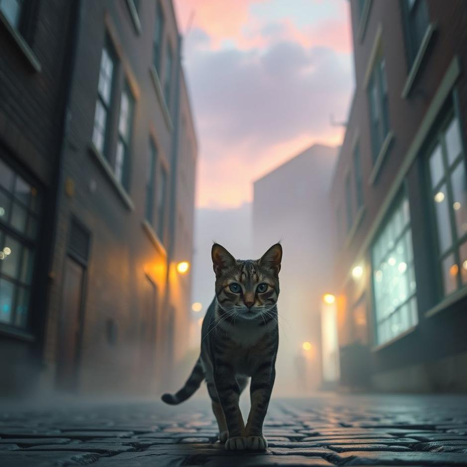 Dream : Street cat in a dream